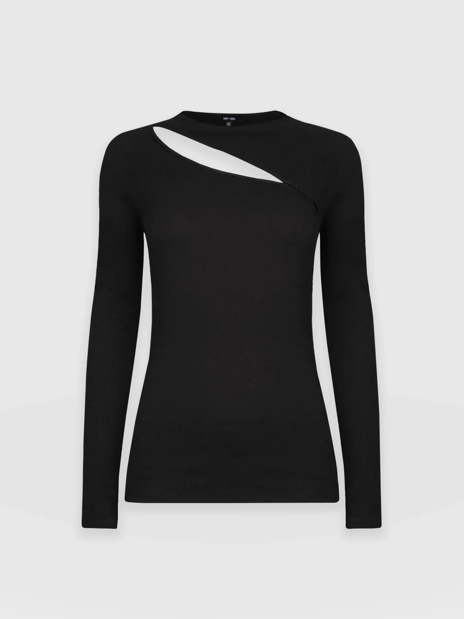 New Saint and Sofia Reveal Tee Long Sleeve - Black