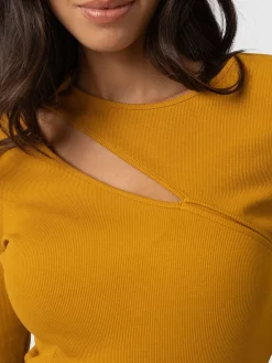 Clearance Saint and Sofia Reveal Tee Long Sleeve - Ochre