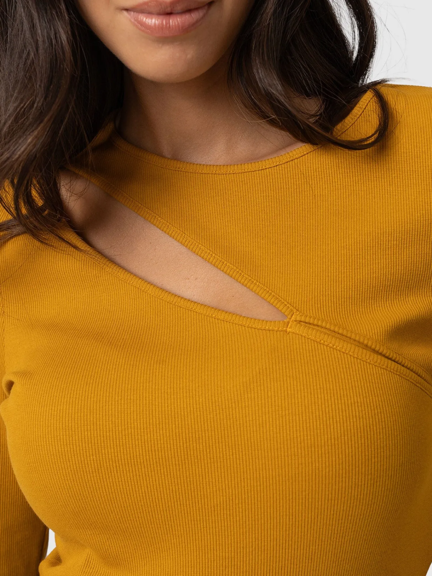 Clearance Saint and Sofia Reveal Tee Long Sleeve - Ochre