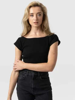 Outlet Saint and Sofia Riviera Tee - Black