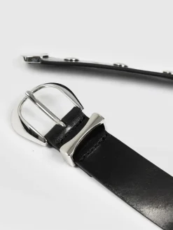 Fashion Saint and Sofia Roxie Studded Belt - Black