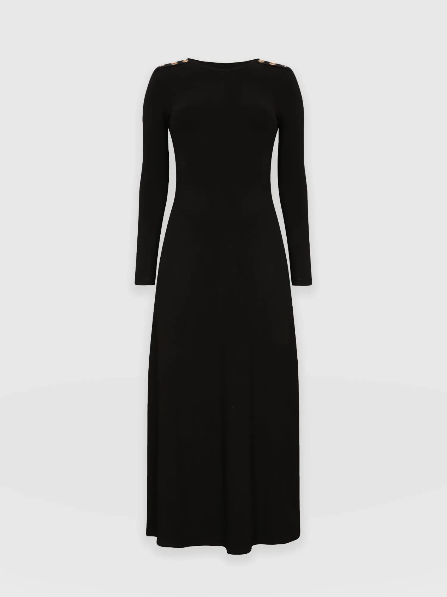 Online Saint and Sofia Runway Maxi Dress - Black