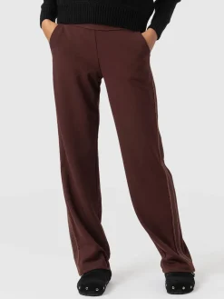 Online Saint and Sofia Runway Pant - Maroon - Bronze Stripe