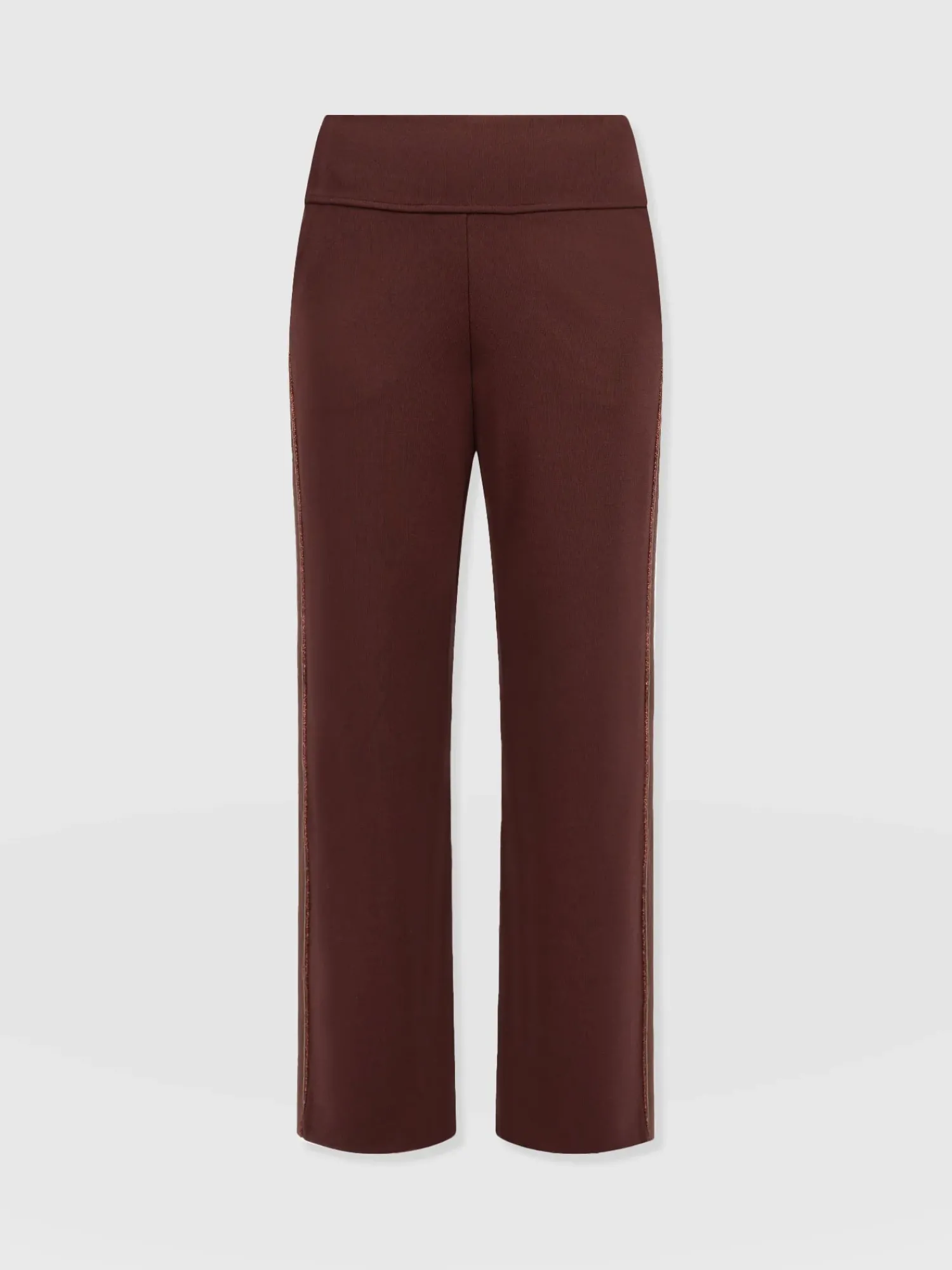 Online Saint and Sofia Runway Pant - Maroon - Bronze Stripe