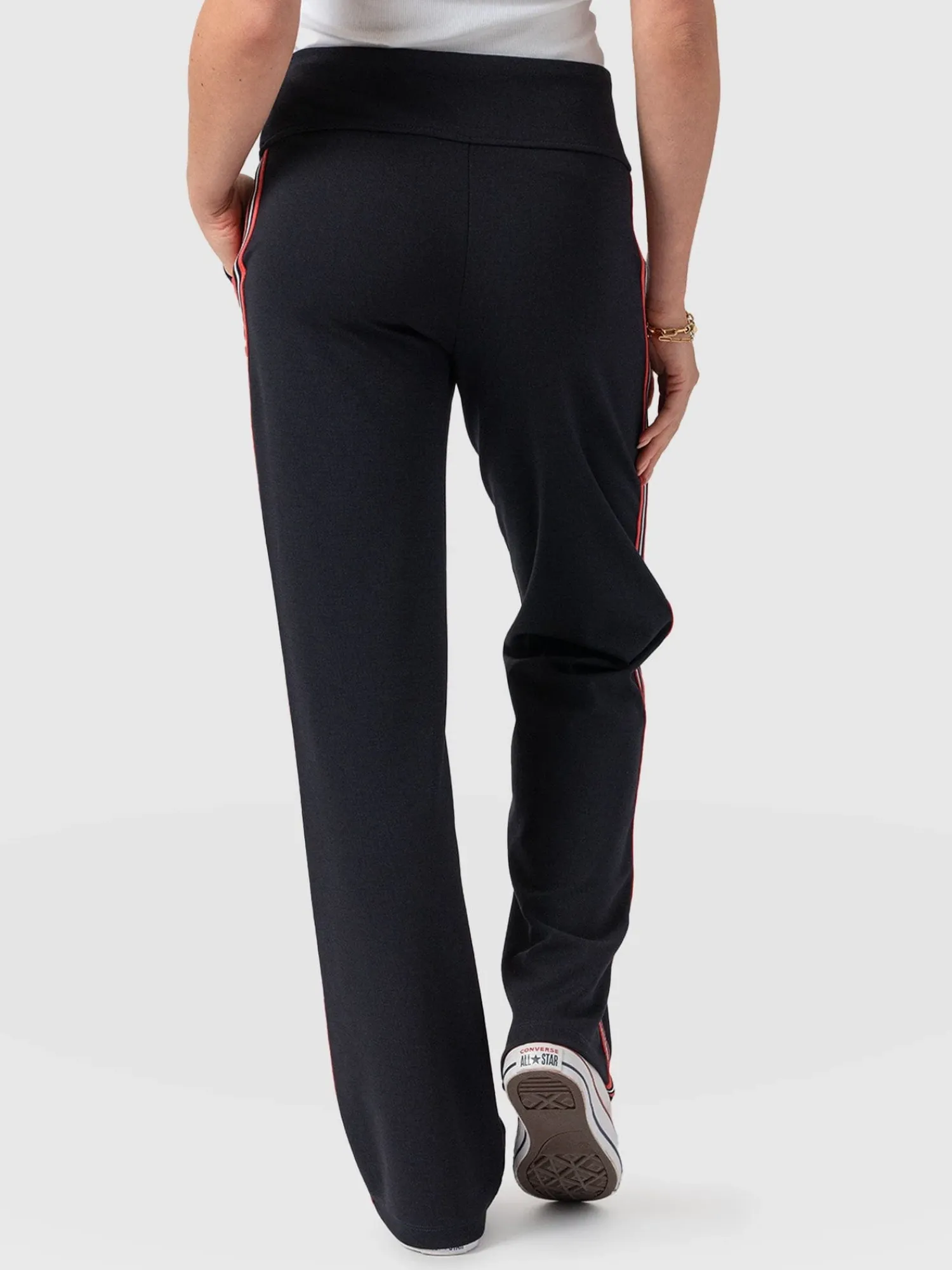 Best Saint and Sofia Runway Pant - Navy Red Stripe