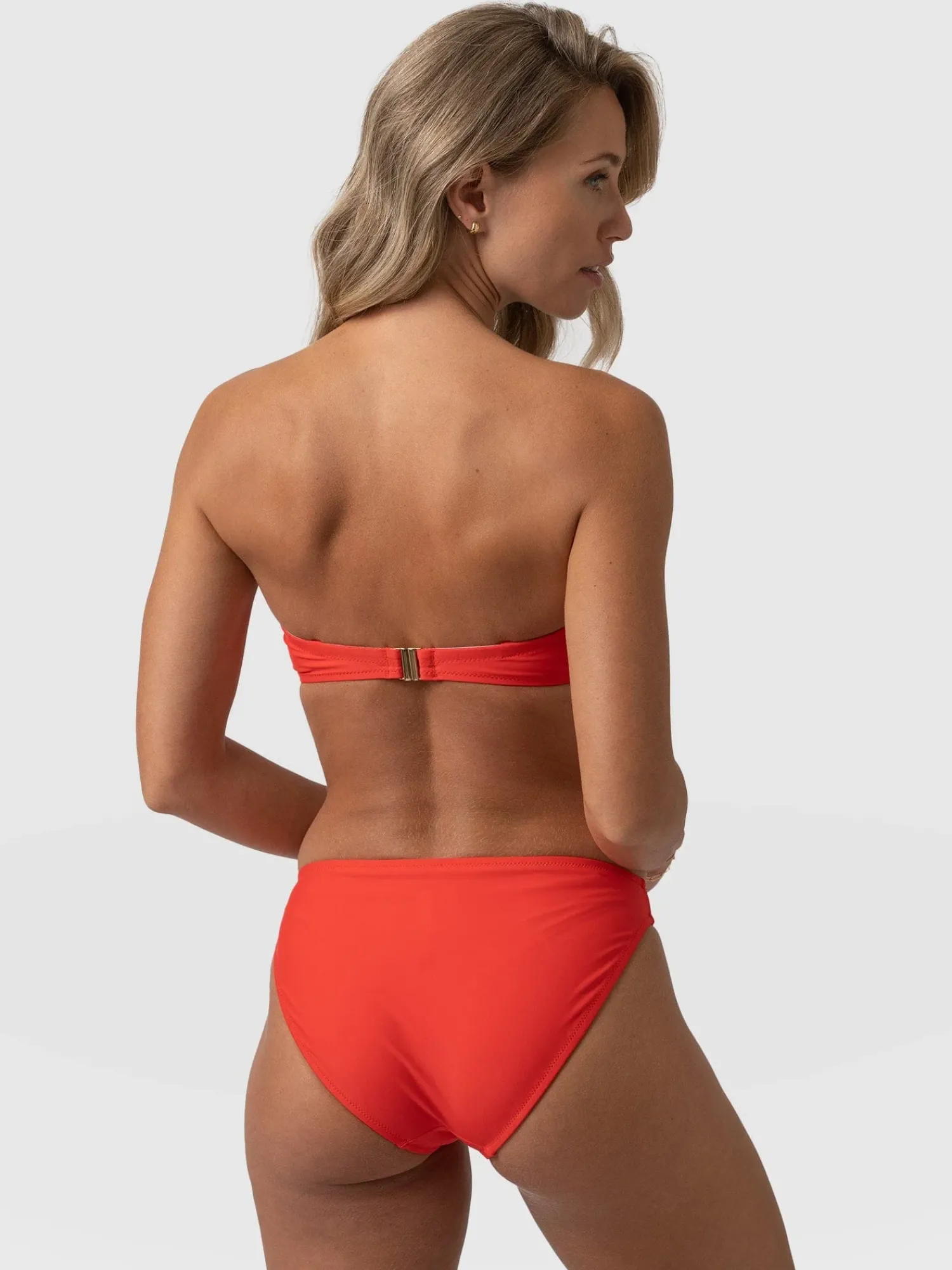 Outlet Saint and Sofia Skye Bandeau Bikini Top - Red