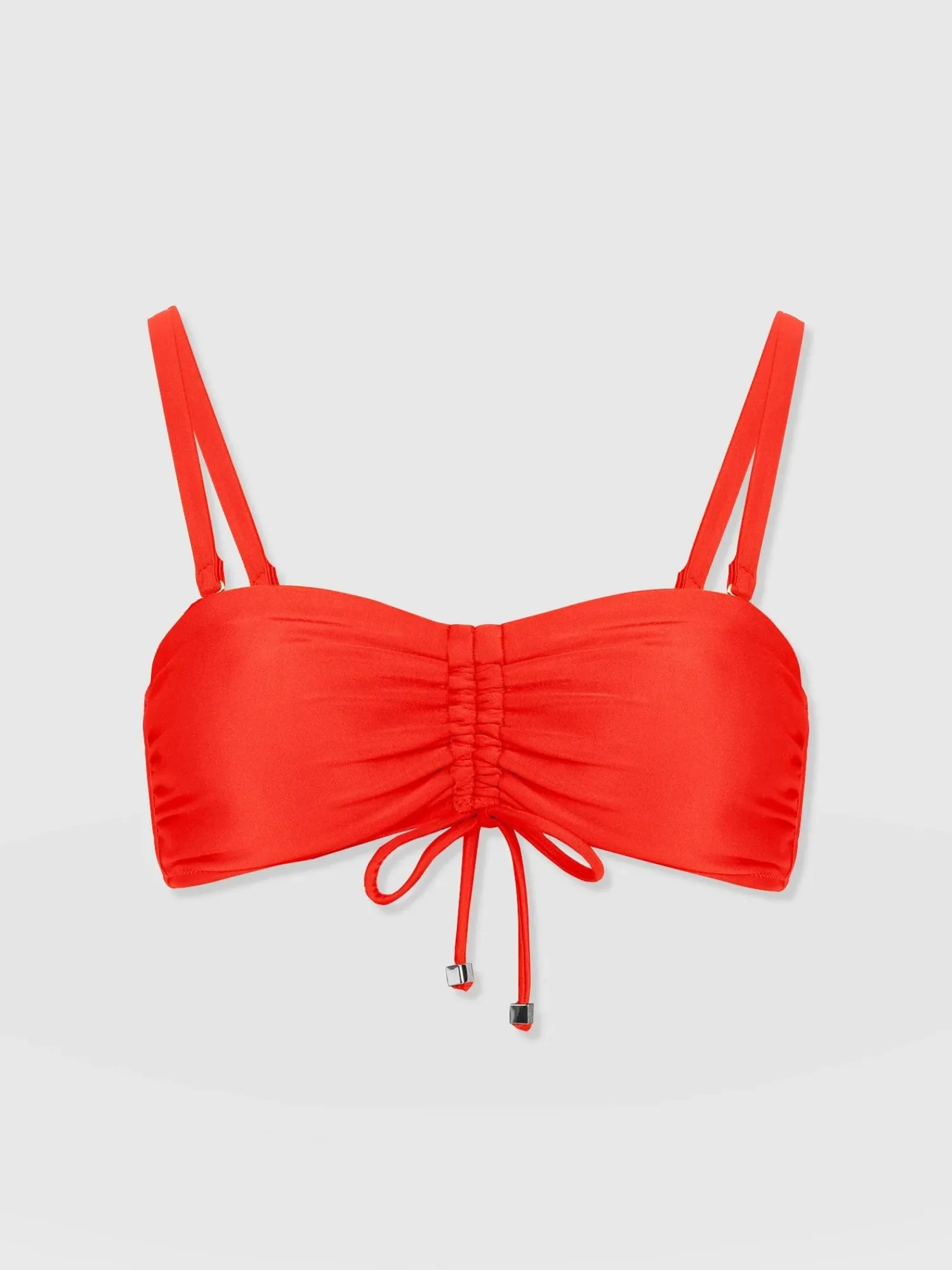 Outlet Saint and Sofia Skye Bandeau Bikini Top - Red