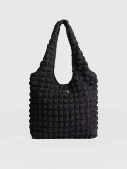 Best Saint and Sofia Soho Shoulder Tote Bag - Black