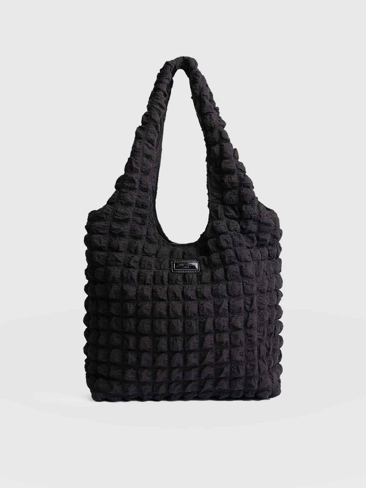Best Saint and Sofia Soho Shoulder Tote Bag - Black