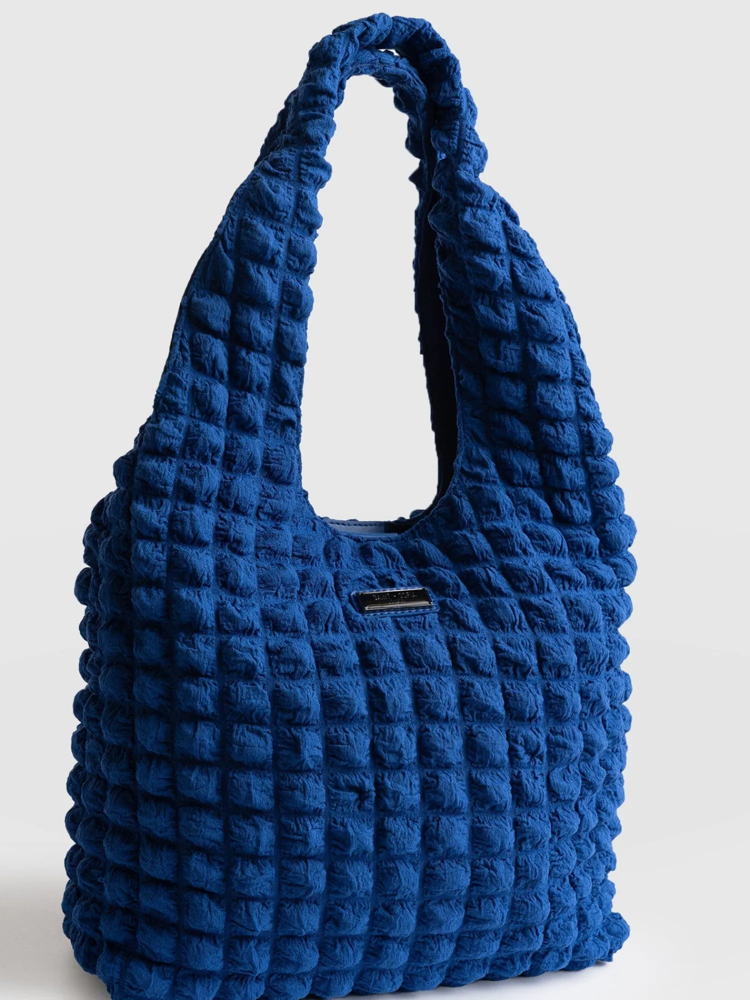 Best Saint and Sofia Soho Shoulder Tote Bag - Blue