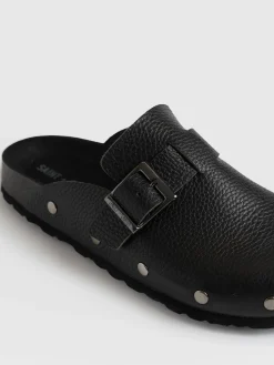 Discount Saint and Sofia Studded Clogs - Black