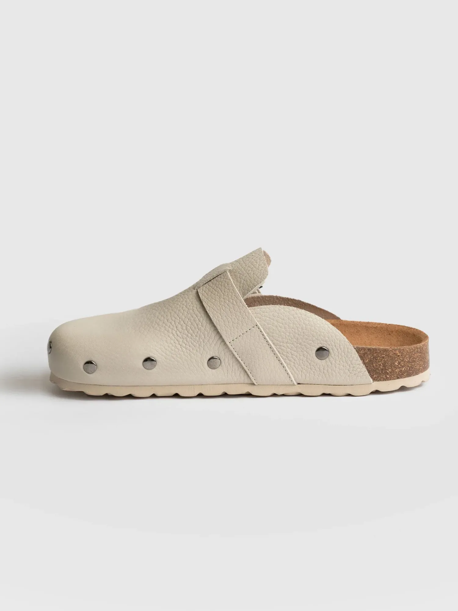 Discount Saint and Sofia Studded Clogs - Cream