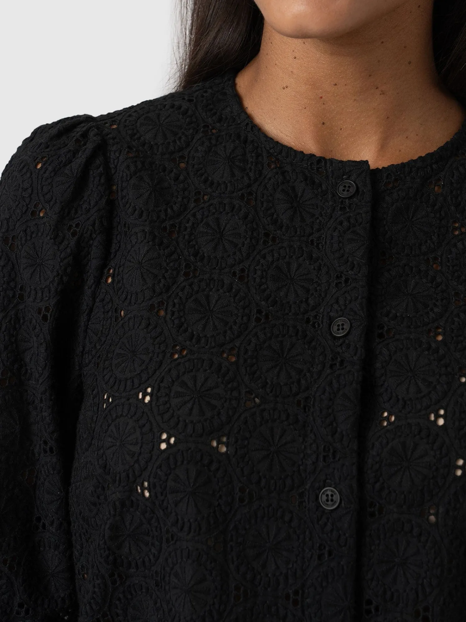Best Saint and Sofia Tabitha Blouse - Black Broderie