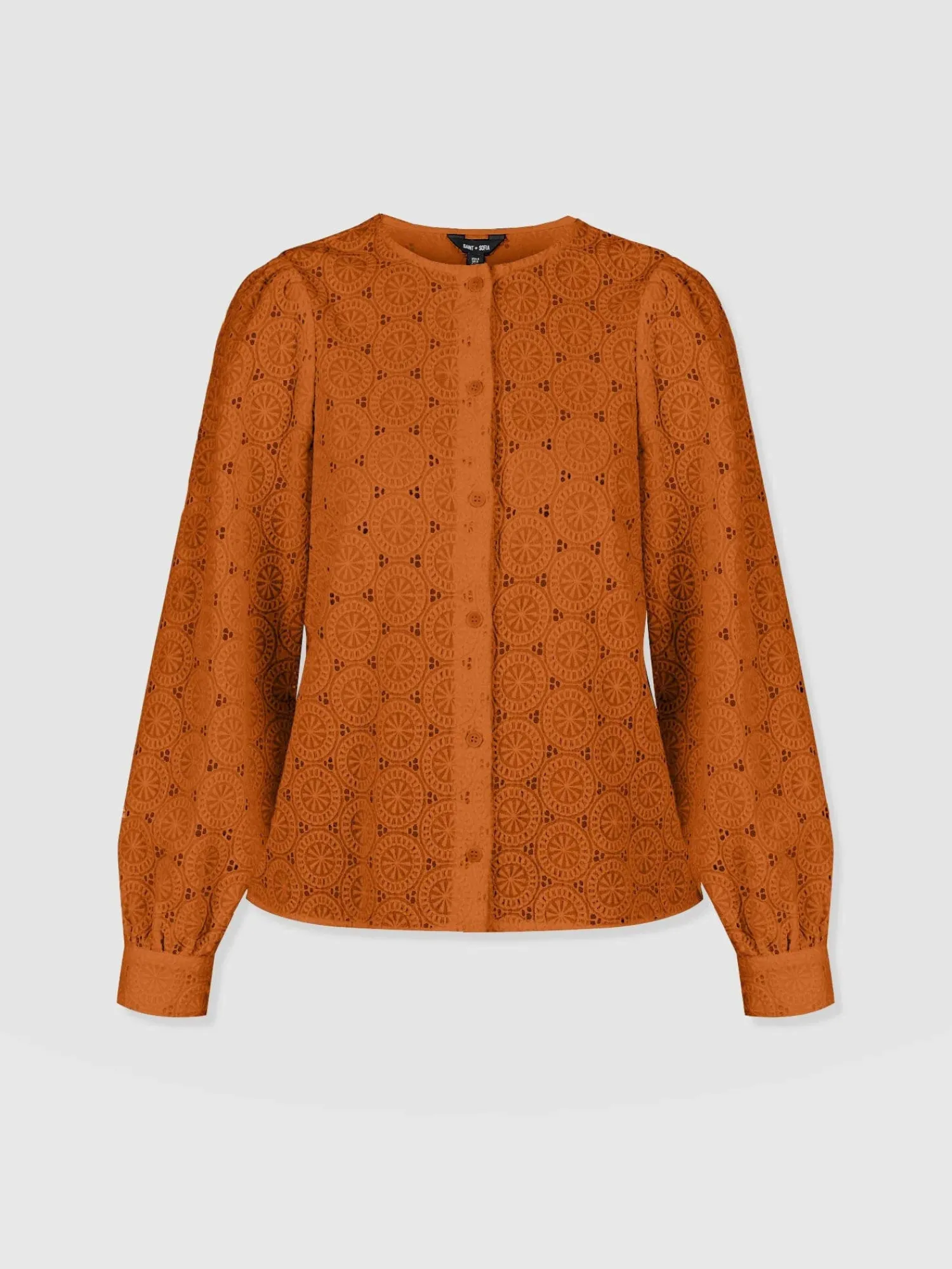 Discount Saint and Sofia Tabitha Blouse - Tan
